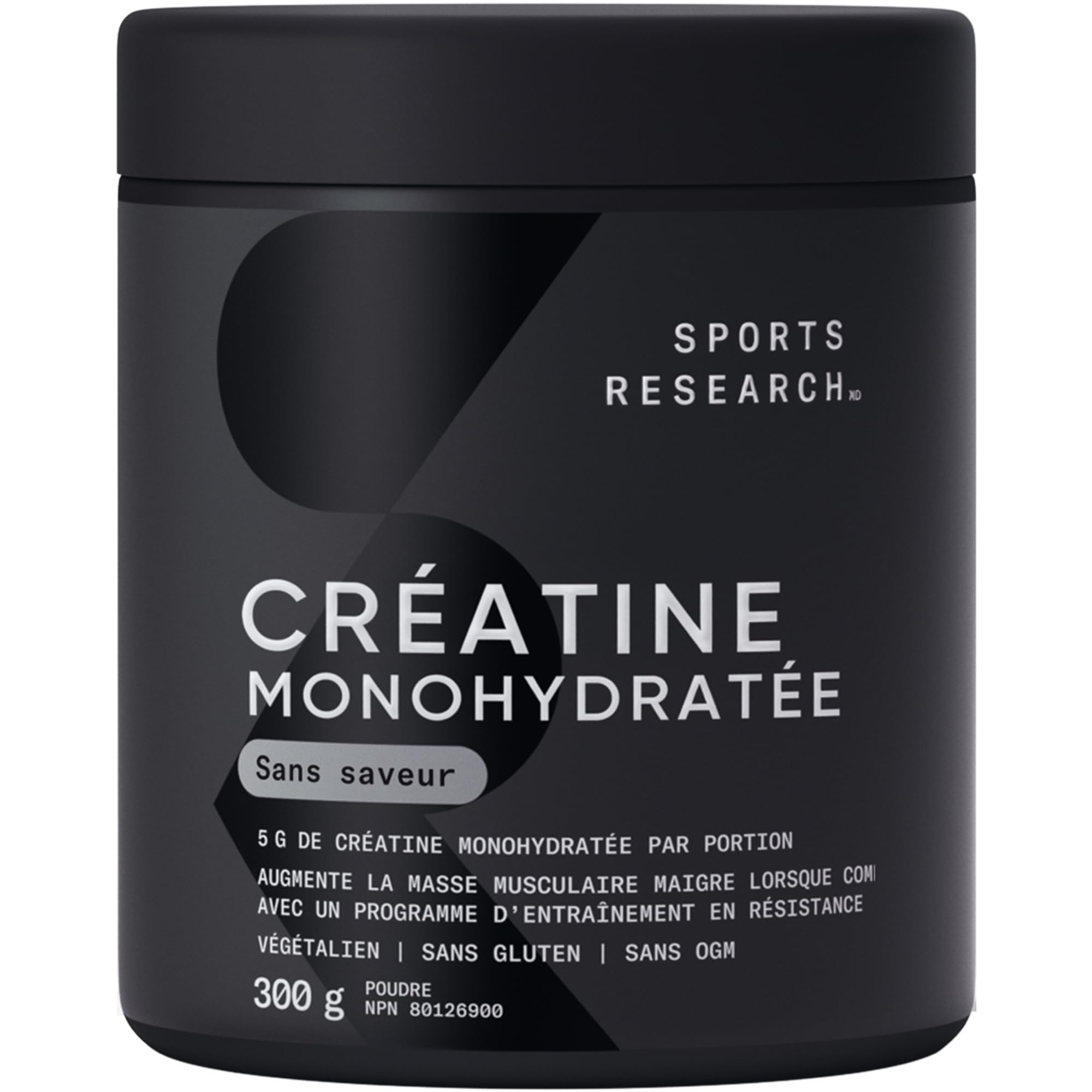 Sports Research® Creatine Monohydrate - Pure Micronized Creatine Monohydrate Powder - Improves strength, power, and performance for Women and Men | Non-GMO 60 Servings 🍁 All In One Marketplace Canada
