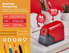 Bostitch Office Battery Pencil Sharpener, 4X Longer Cutter Life, Tip Saver Technology, Red 🍁 All In One Marketplace Canada
