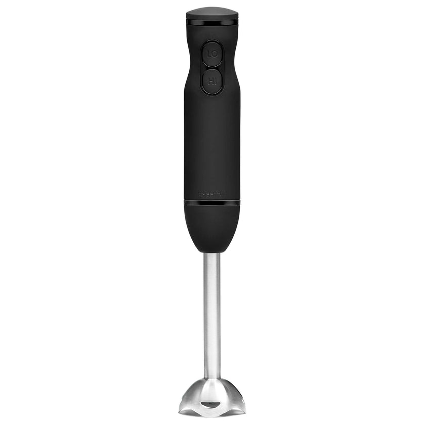 Chefman Immersion Blender, 300W Hand Blender with Stainless Steel Blades, Powerful Electric Ice Crushing 2-speed Control Handheld Food Mixer, Purées, Smoothies, Shakes, Sauces & Soups, Black 🍁 All In One Marketplace Canada
