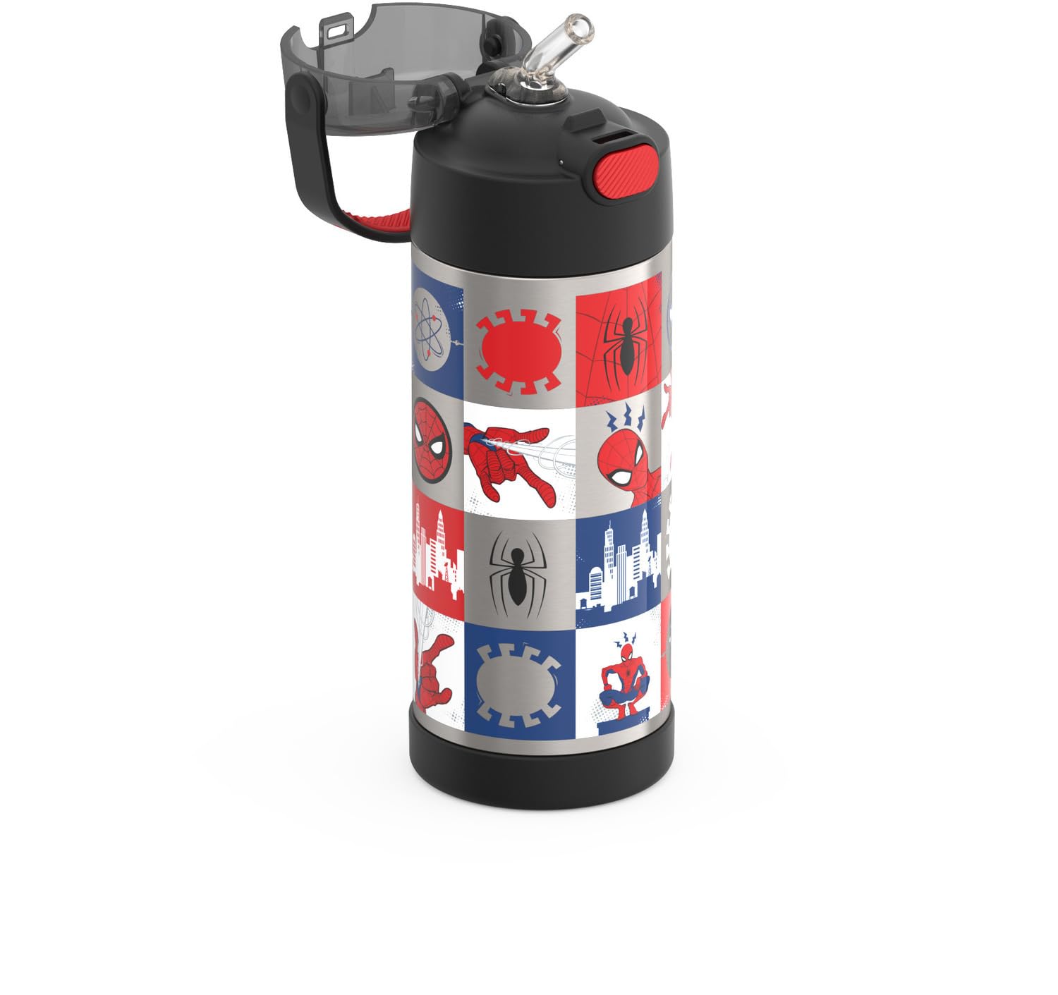 THERMOS FUNTAINER 14 Ounce Stainless Steel Vacuum Insulated Bottle, Spiderman 🍁 All In One Marketplace Canada
