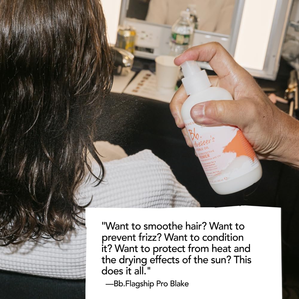 Bumble and bumble. Hairdresser's Invisible Oil Heat/UV Protection Leave-In Conditioner Hair Primer | Hydrating, Anti Frizz, Color Safe | Straight, Coily | With Argan Oil + Coconut Oil, 250 ml 🍁 All In One Marketplace Canada