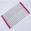 Folding Kitchen Drain Sink Rack Stainless Steel sink caddies