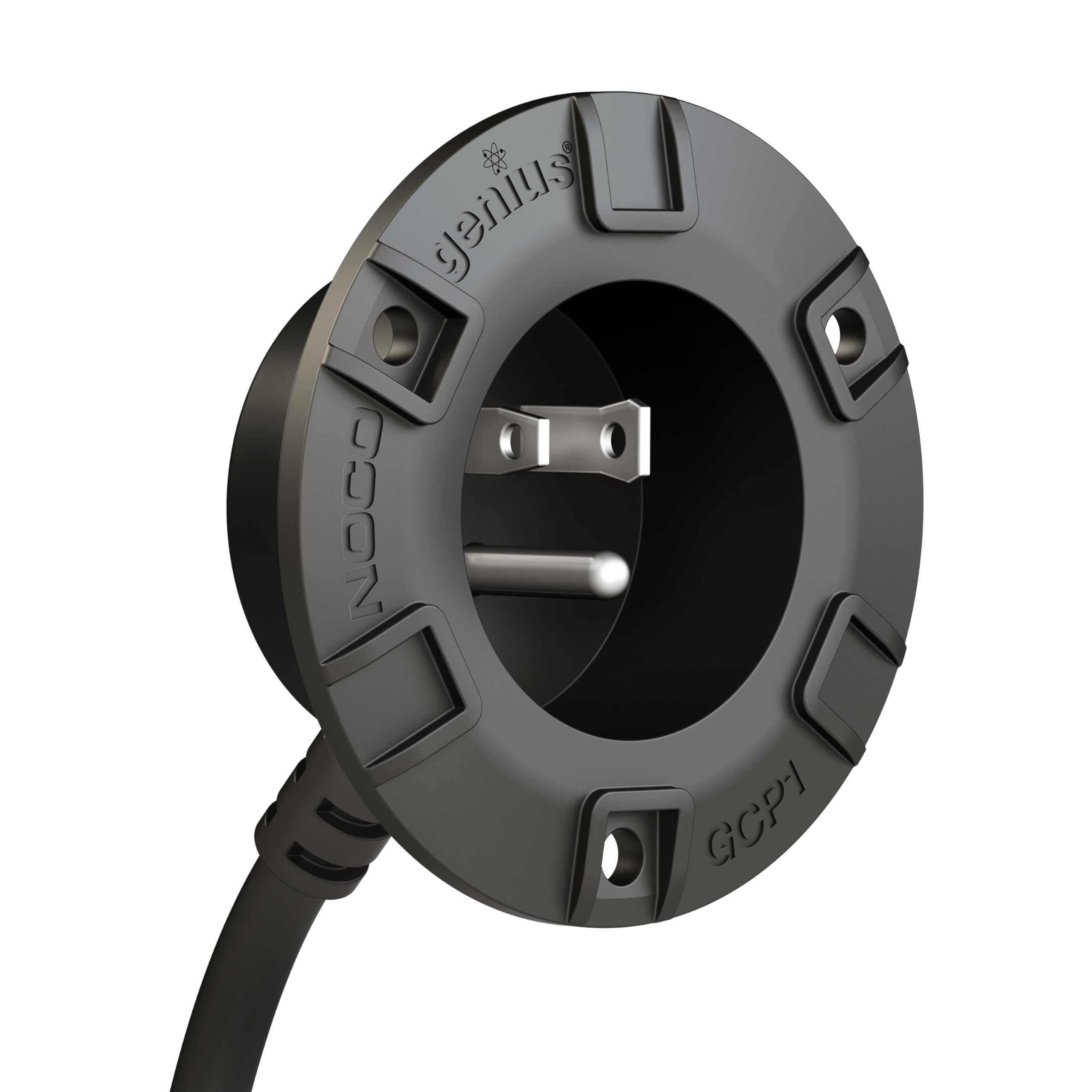 NOCO GCP1 15 Amp AC Port Plug, 125 Volt Power Inlet Socket, and Waterproof Electrical Outlet Receptacle Box with 16-Inch Integrated Outdoor Extension Cord 🍁 All In One Marketplace Canada