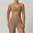 2pcs Yoga Outfit set Sport Fitness Workout Gym wear for women