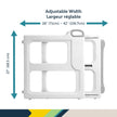 Safety 1st Perfect Fit Gate, Pressure or Hardware installed - Fits Spaces Between 28