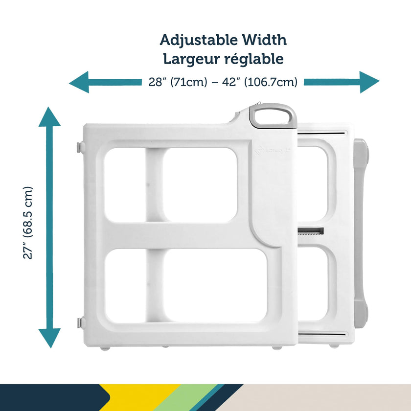 Safety 1st Perfect Fit Gate, Pressure or Hardware installed - Fits Spaces Between 28
