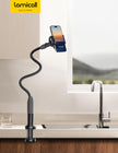 Phone Holder Bed Gooseneck Mount - Lamicall Cell Phone Stand Clamp Clip for Desk, Flexible Lazy Long Arm Headboard Bedside for iPhone 13 14 15 16 17 Pro Max Mini Plus, S24 S25 Ultra, 4-7