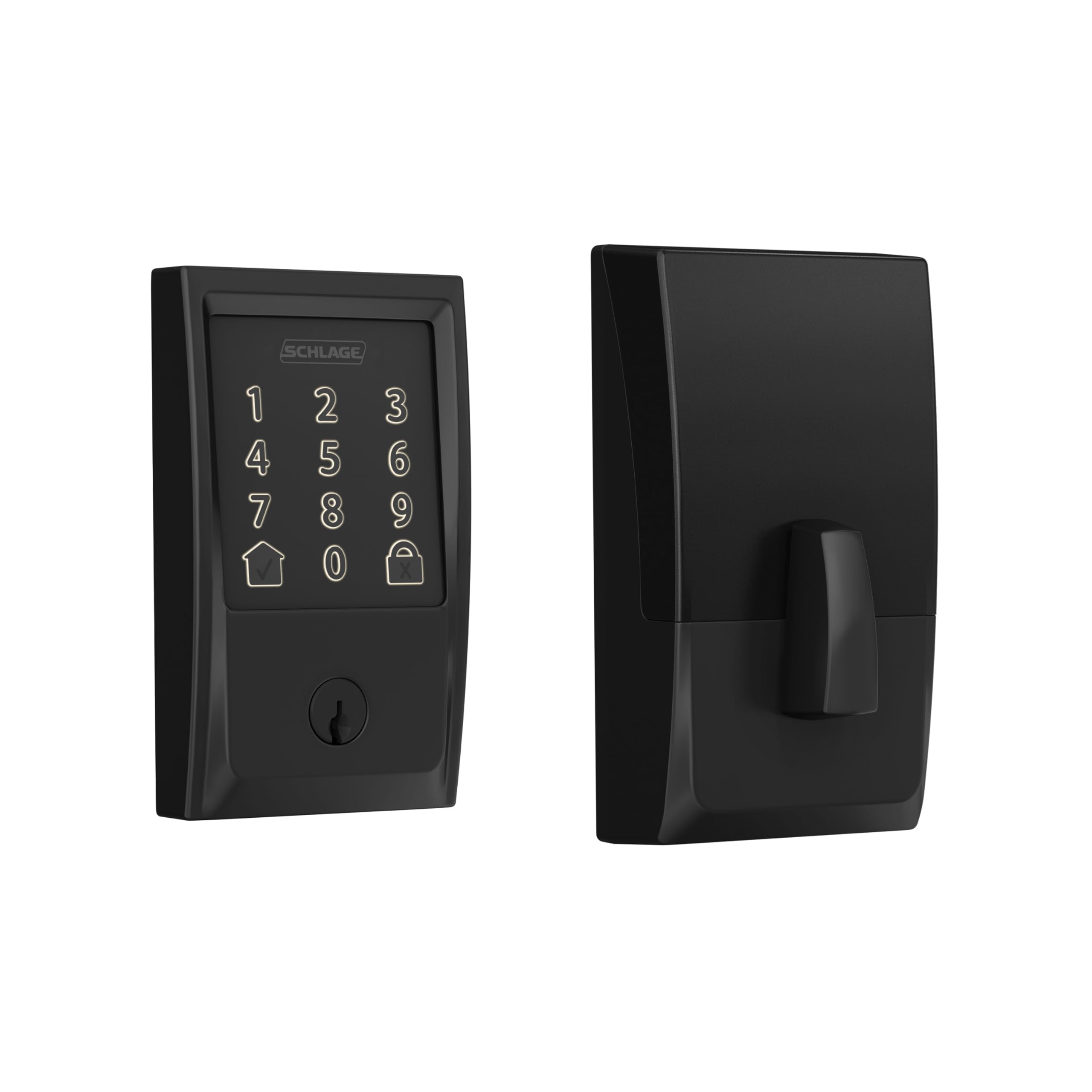 Schlage Encode Smart WiFi Deadbolt Lock with Greenwich Trim, Matte Black 🍁 All In One Marketplace Canada