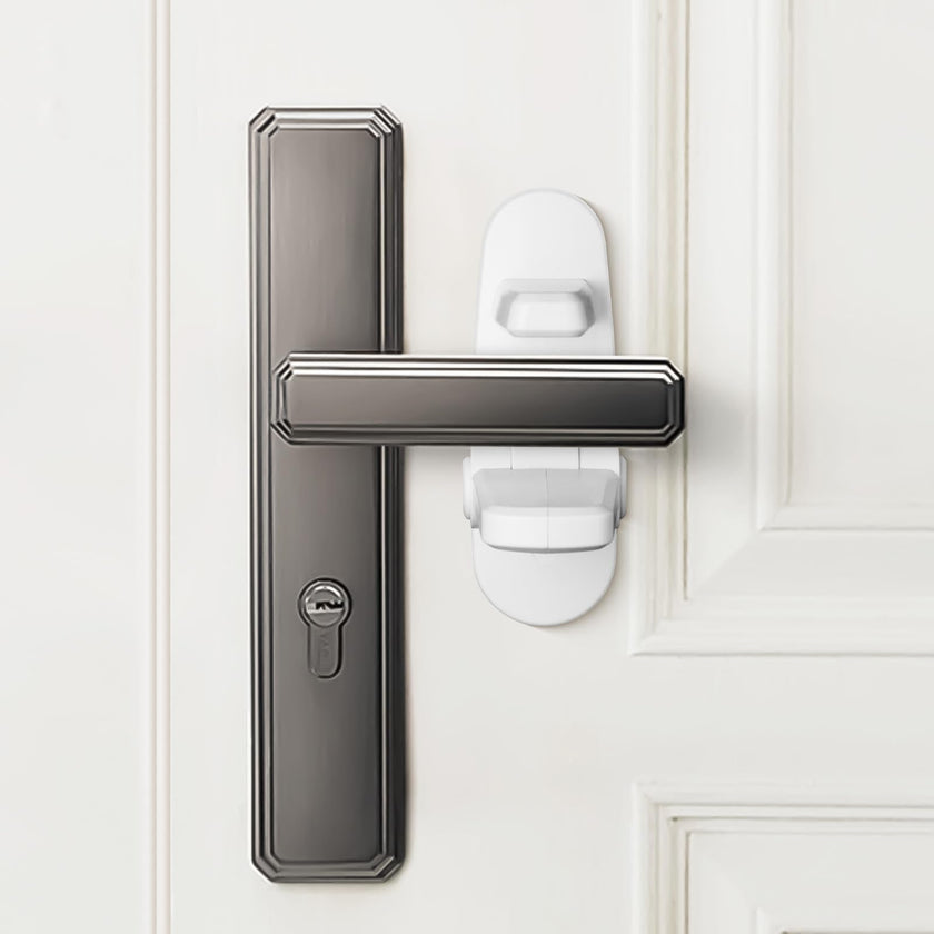Jolik Improved Childproof Door Lever Lock(2 Pack)& Handles Premium Bonding Adhesive - door handle child proof 🍁 All In One Marketplace Canada