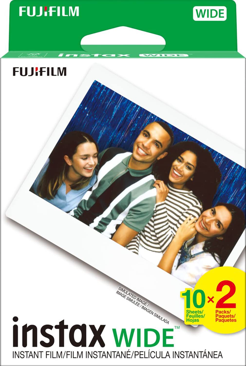 Fujifilm Instax Wide Film, White Twin Pack (20 Exposures 🍁 All In One Marketplace Canada
