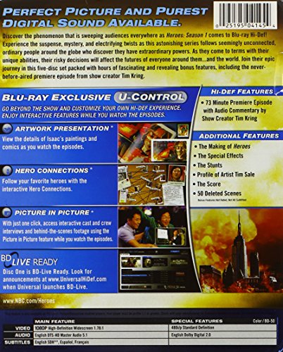 Heroes: Season 1 - Blu-ray (Used)