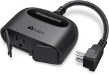 Kasa Smart Outdoor Smart Plug by TP-Link (KP400) - Smart WiFi Outlet with 2 Sockets, IP64 Waterproof, Works with Alexa and Google Home, 2.4GHz WiFi Required, No Hub Required, Sunset & Sunrise Offset 🍁 All In One Marketplace Canada