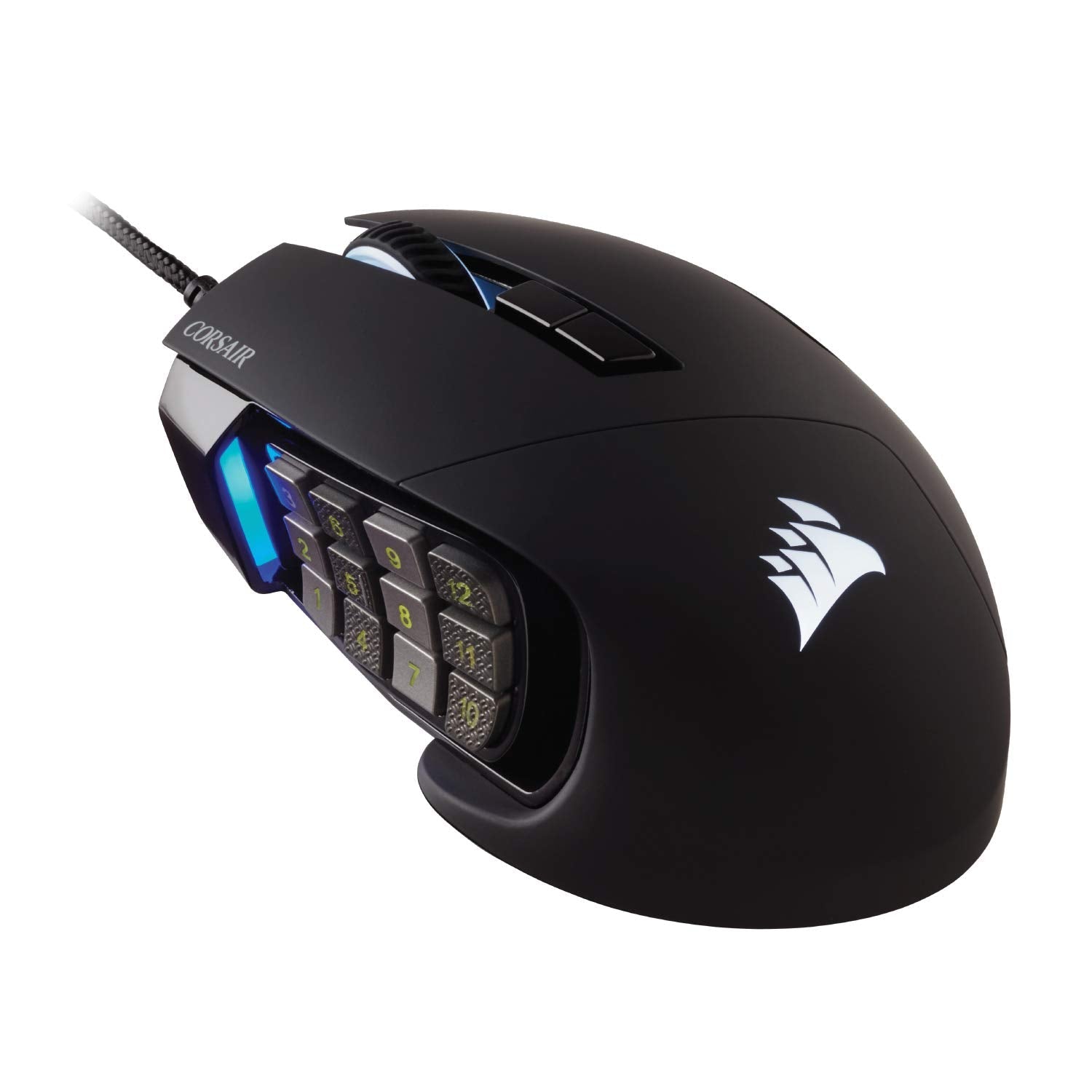 Corsair Scimitar RGB Elite Gaming Mouse for MOBA, MMO - 18,000 DPI - 17 Progammable Buttons - iCUE Compatible - Black 🍁 All In One Marketplace Canada