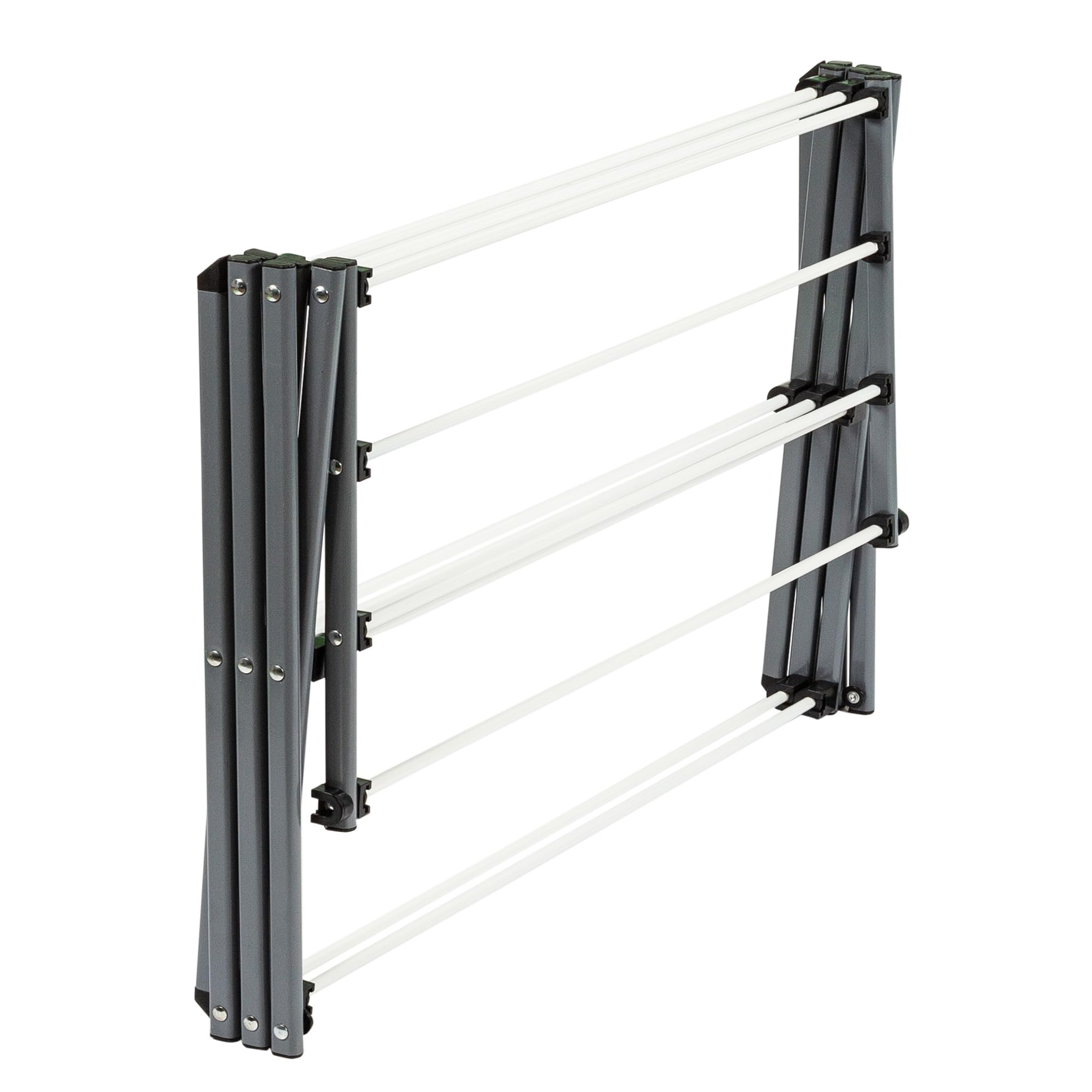 Honey-Can-Do DRY-01306 Folding 42-Inch Clothes Drying Rack, Silver/White 🍁 All In One Marketplace Canada