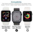 LK 6 Pack Screen Protector for Apple Watch Series SE/6/5/4/SE 2022 40mm, Apple Watch Series 9/8/7 41mm Screen Protector, Max Coverage, Bubble-Free, Anti-Scratch, iWatch 40mm Flexible TPU Clear Film 🍁 All In One Marketplace Canada