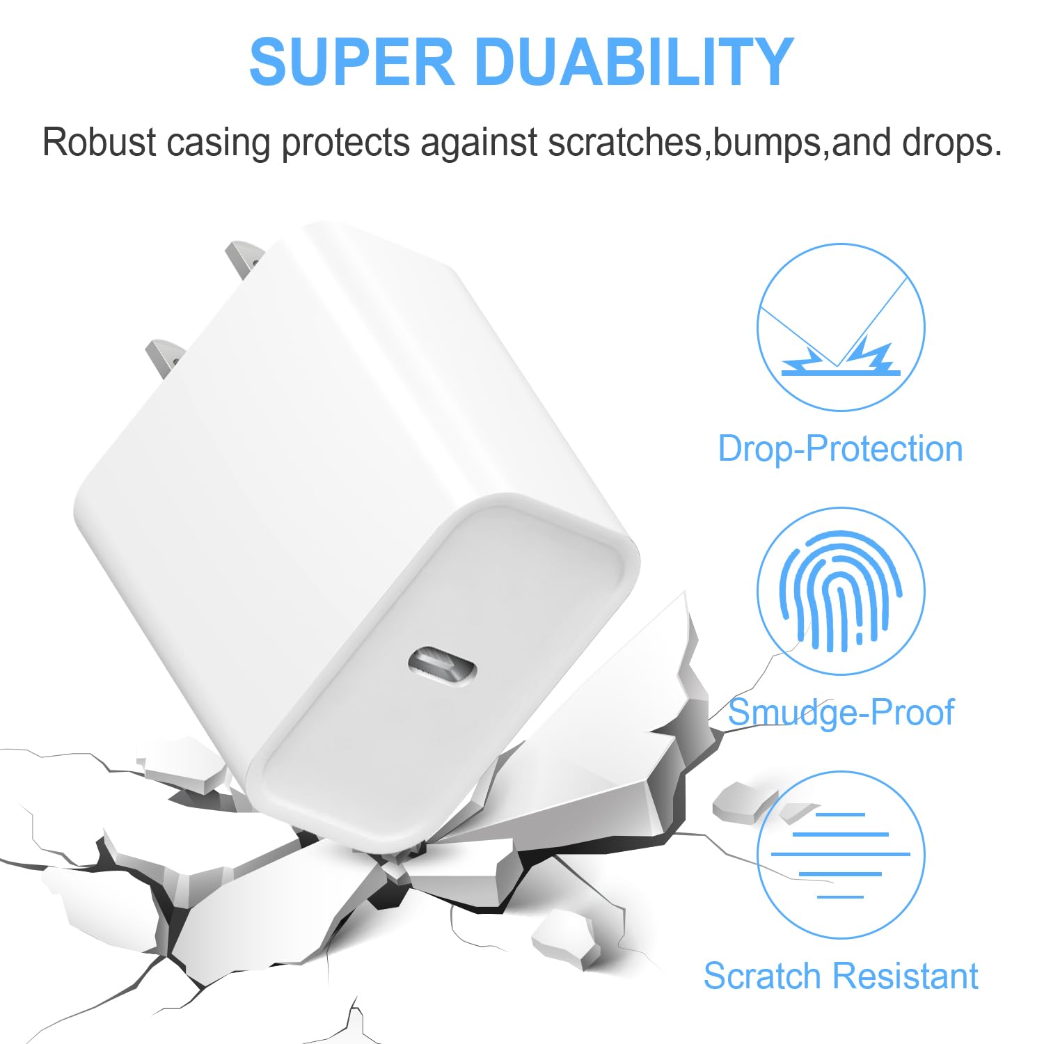 iPhone 16 15 Fast Charger [Apple MFi Certified] 3 Pack 20W USB C Wall Charger Block 6FT USB C to C Charger Cable Compatible with iPhone 16/iPhone 15/iPro/Pro Max,Pad Pro,Pad Mini/Air4 Phones 🍁 All In One Marketplace Canada