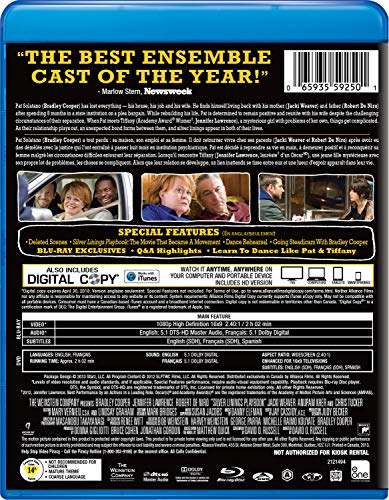 Silver Linings Playbook - Blu-Ray/DVD
