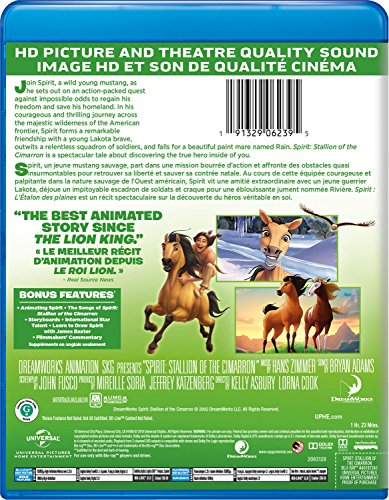 Spirit: Stallion of the Cimarron - Blu-Ray