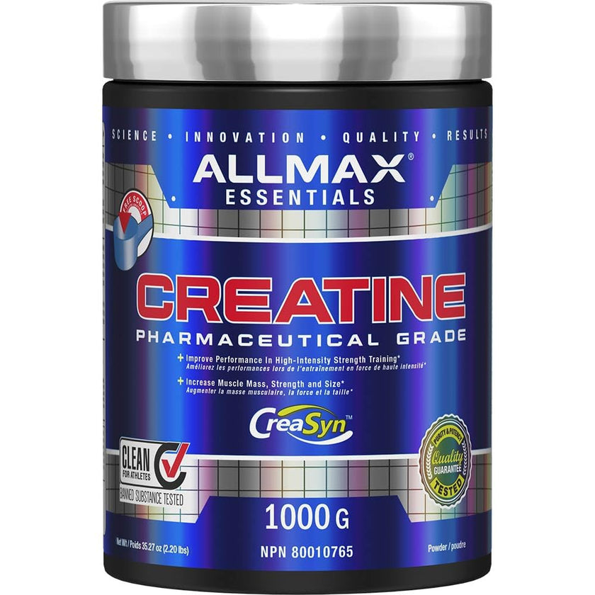 ALLMAX Nutrition - Creatine Powder - 100% Pure Micronized Creatine Monohydrate - Pharmaceutical Grade Creatine, 1000 gram, 1000-Gram 🍁 All In One Marketplace Canada