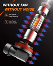 SEALIGHT H10/9145/9140/9045/9040 LED Fog Light Bulbs, 6000K Xenon White, 27 SMD Chips, 360-degree Illumination, Non-polarity, Pack of 2 🍁 All In One Marketplace Canada
