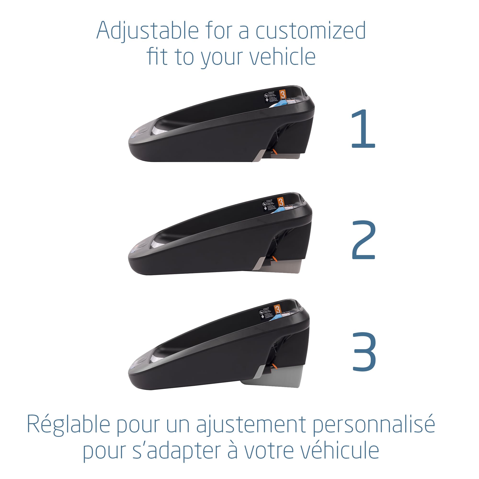 Maxi Cosi Mico Infant Car Seat Base - Compatible with All Mico Infant Car Seats, Adjustable, Anti-Rotation Stability Leg, Integrated Belt Lockoff, Self-Retracting One-Click UAS System, Black 🍁 All In One Marketplace Canada