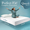 Utopia Bedding Zippered Mattress Encasement Queen (Pack of 2) - 100% Waterproof and Bed Bug Proof Mattress Protector - Absorbent, Six-Sided Mattress Cover 🍁 All In One Marketplace Canada