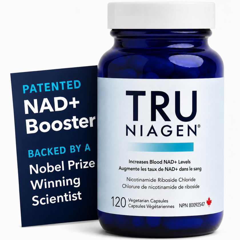 NAD Supplement 120 Capsules, 60 Servings, 300mg Per Serving, Clinically Proven to Increase NAD+, Patented Nicotinamide Riboside Vitamin B3, Cellular Health & Energy Metabolism, Health Canada Licenced 🍁 All In One Marketplace Canada
