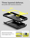 Spigen Case for Pixel 10 / Pixel 10 Pro Case, Tough Armor (AI) MagFit Designed for Google Pixel 10 / Pixel 10 Pro - Black 🍁 All In One Marketplace Canada