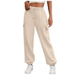 Women's Sweatpants Fleece Lined Baggy Athletic Jogger Trousers With Pockets Fall Casual Trendy Cargo Pants Fall Outfits