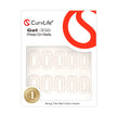 Curvlife 30pcs Short Press On Nails, Shining Stick on Fake Nails Design Glossy Acrylic Nails Tips Glue on Square Press on Nails For Women False Nail Kit With Nail Glue (French Gradient Pink) 🍁 All In One Marketplace Canada