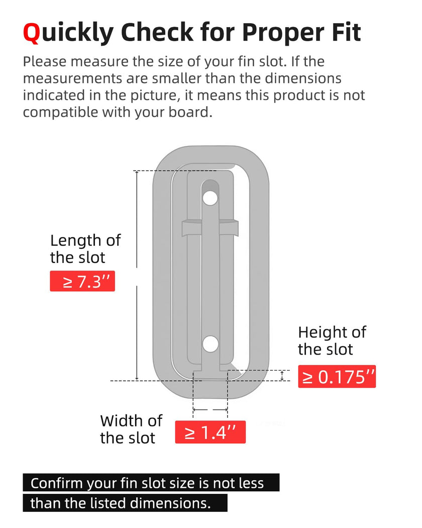 Abahub 9'' SUP Fin Inflatable Paddle Board Replacement Fins, Quick Release Slide in Detachable Center Fin for iSUP Stand UP Paddleboard Inflatable Boards 9 Inch 1 Pack Black 🍁 All In One Marketplace Canada