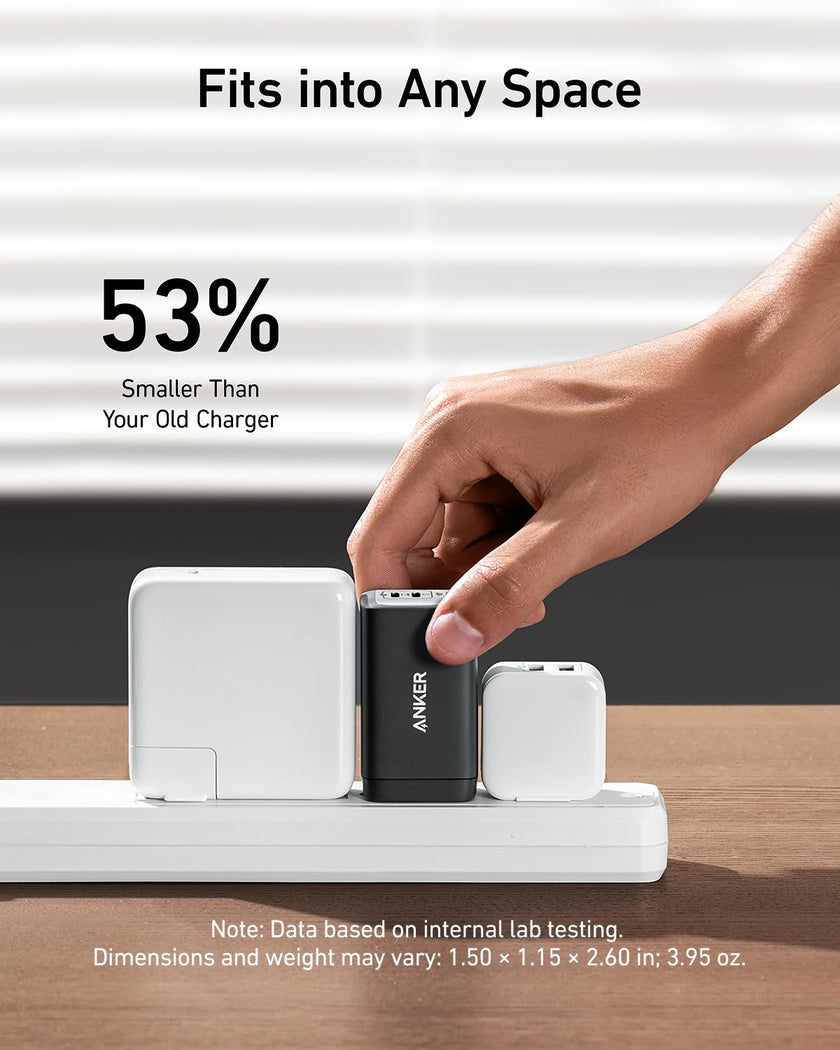 Anker USB C Charger Block(Nano II 65W), iPhone Charger 3-Port Fast Foldable, Wall Charger for iPhone 17/16/16 Pro, MacBook Pro/Air, iPad Pro, Galaxy S20, Dell XPS 13, Note 20/10+, Steam Deck, and More 🍁 All In One Marketplace Canada