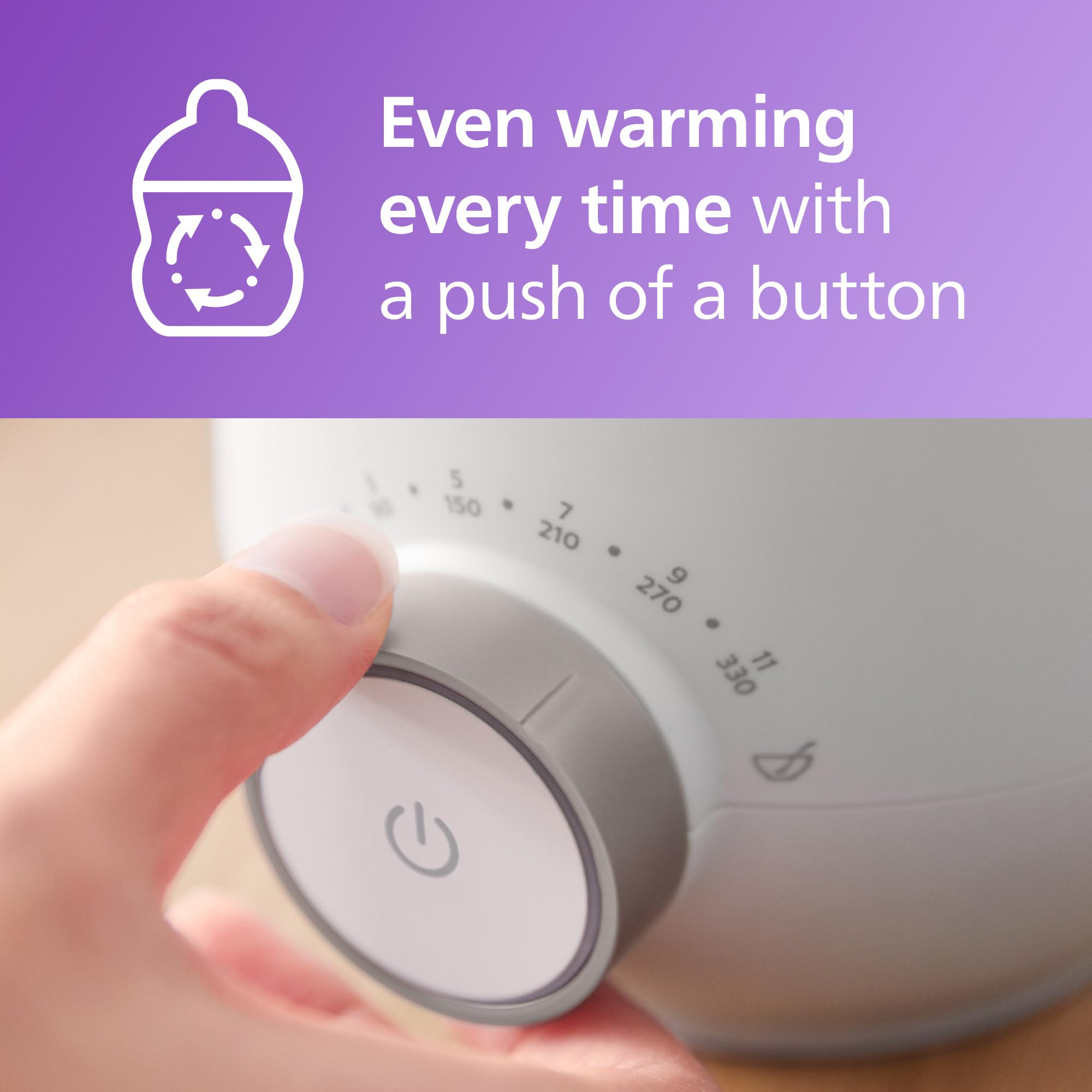 Philips Avent Premium Fast Bottle Warmer, with Smart Temperature Control, Water Bath Technology, Automatic Shut-off, Model SCF358 🍁 All In One Marketplace Canada