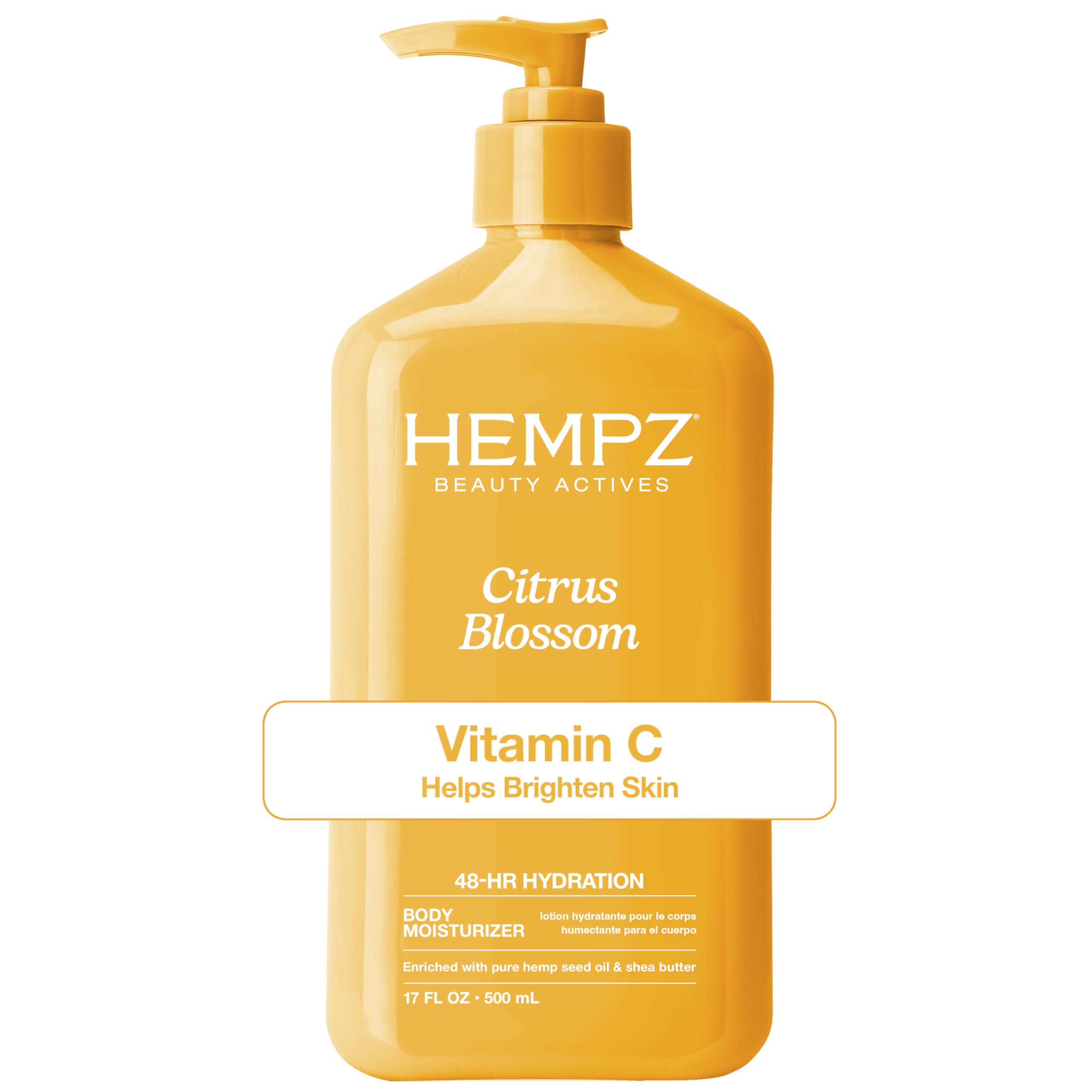 HEMPZ Body Lotion - Citrus Blossom Limited Edition Daily Moisturizing Cream, Shea Butter, Aloe, Orange Extract Body Moisturizer - Skin Care Products, Hemp Seed Oil - 17 Fl Oz 🍁 All In One Marketplace Canada
