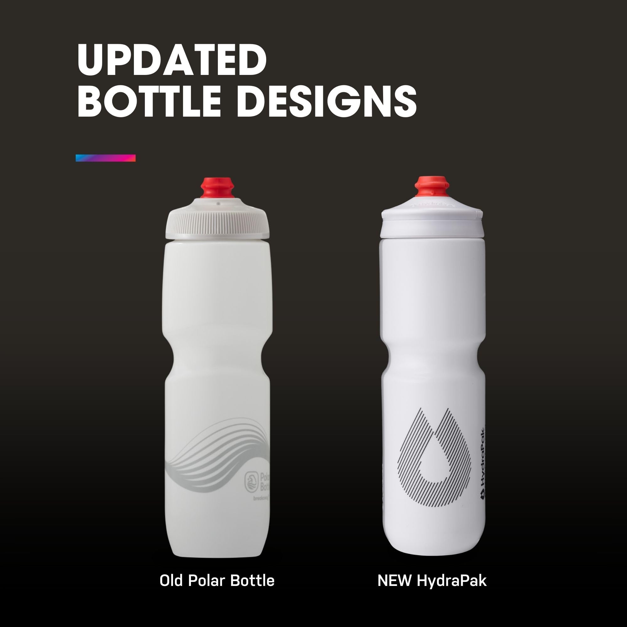 HydraPak Breakaway Surge Lightweight Bike Water Bottle (25oz, White) 🍁 All In One Marketplace Canada