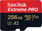 SanDisk 256GB Extreme PRO® microSD™ UHS-I Card with Adapter C10, U3, V30, A2, 200MB/s Read 140MB/s Write SDSQXCD-256G-GN6MA 🍁 All In One Marketplace Canada