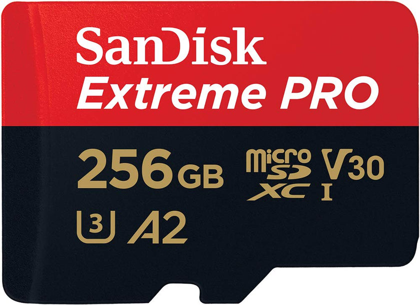 SanDisk 256GB Extreme PRO® microSD™ UHS-I Card with Adapter C10, U3, V30, A2, 200MB/s Read 140MB/s Write SDSQXCD-256G-GN6MA 🍁 All In One Marketplace Canada