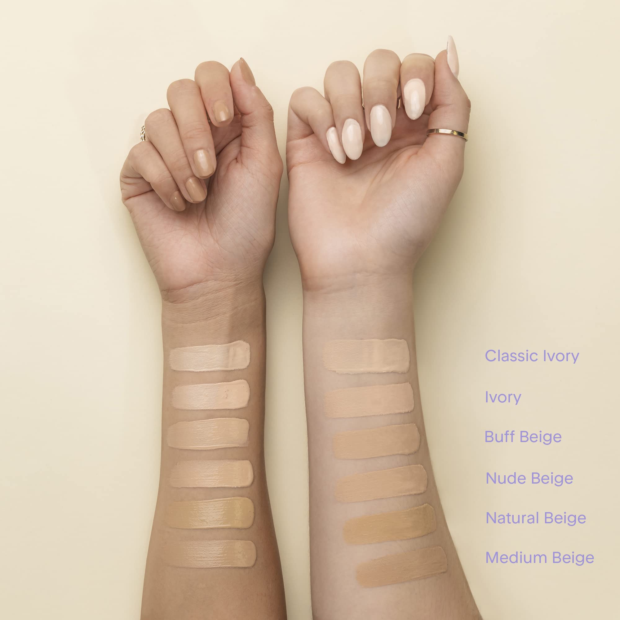 Marcelle Flawless Skin-Fusion Foundation, Buff Beige, Medium Coverage, Natural Finish, Waterproof, Hypoallergenic, Fragrance-Free, Cruelty-Free, Paraben-Free, Non-Comedogenic, Oil-Free, 27 mL 🍁 All In One Marketplace Canada