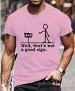 Mens Printed Casual Comfort Short-Sleeve Top