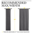 NICETOWN Blackout Kitchen Curtains 45 Inches Long, W42 x L45, Grey 🍁 All In One Marketplace Canada