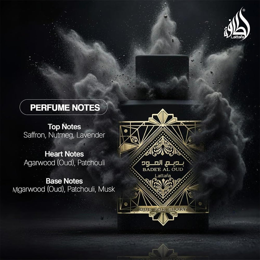 Lattafa Bade'e Al Oud for Glory for Unisex Eau de Parfum Spray, 3.4 Ounce 🍁 All In One Marketplace Canada