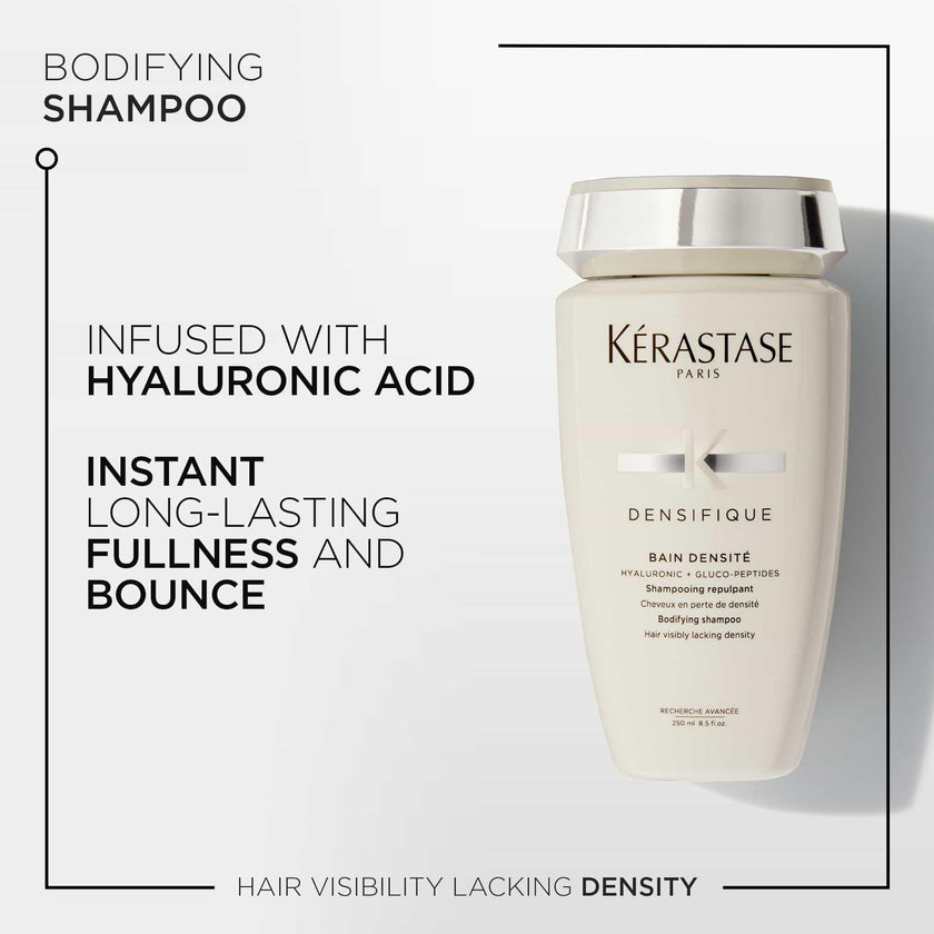 Kérastase Densifique Shampoo, Bain Densité, Thickening & Strengthening Shampoo, Removes Build-Up & Adds Shine, With Hyaluronic Acid, For Fine or Thin or Thinning Hair 🍁 All In One Marketplace Canada