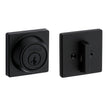 Weiser Elements Matte Black Square Deadbolt Lock, ANSI/BHMA Grade 3 Certified Front Door Lock, Kick Proof, Bump Proof & Anti-theft Exterior Door Lock with Key, Traditional Door Locks for Entry Door 🍁 All In One Marketplace Canada