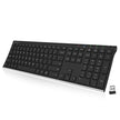 Arteck 2.4G Wireless Keyboard Stainless Steel Ultra Slim Full Size Keyboard with Numeric Keypad for Computer/Desktop/PC/Laptop/Surface/Smart TV and Windows 10/8/ 7 Built in Rechargeable Battery 🍁 All In One Marketplace Canada