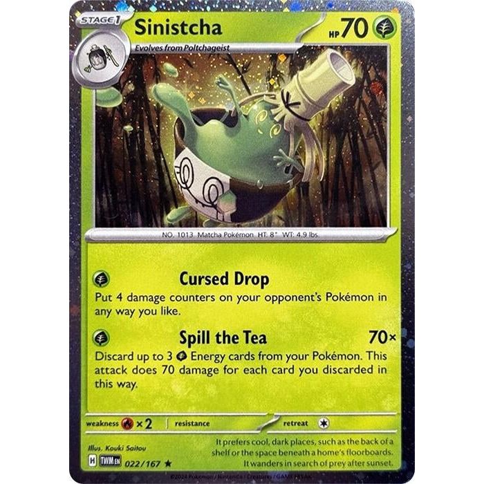 Sinistcha - 022/167 (Cosmos Holo) (022/167) (BLE)
