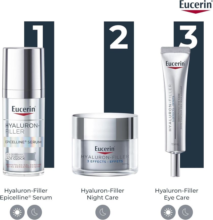Eucerin Anti-Wrinkle Regenerating Face Night Cream, Hyaluronic Acid, 50mL 🍁 All In One Marketplace Canada