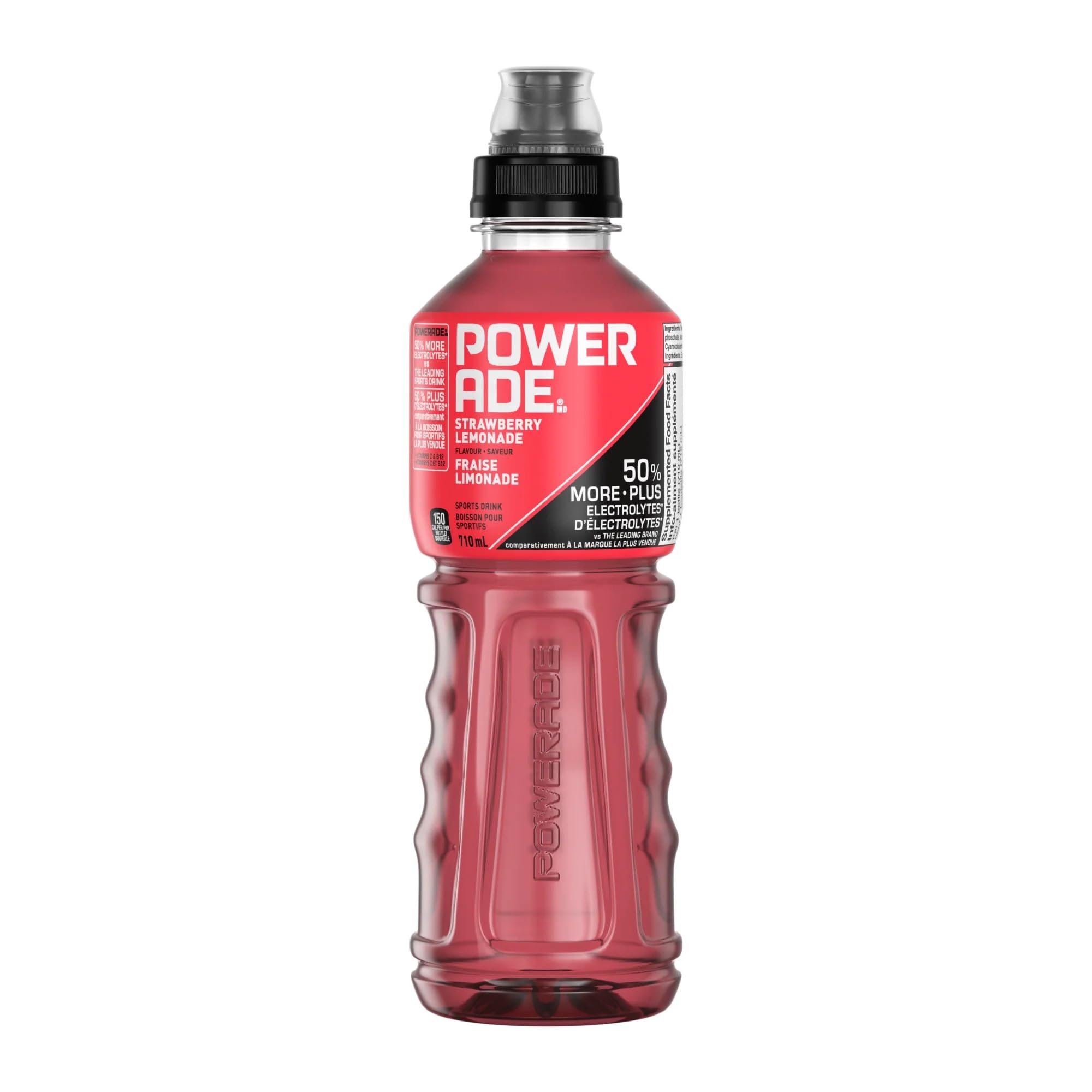Powerade, Strawberry Lemonade, 710mL Bottles, Pack of 12 🍁 All In One Marketplace Canada