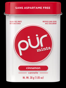 PUR Gum - Mints - Cinnamon Tin (30g)