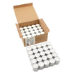 Stonebriar Unscented Tea Light Candles, 6 to 7 Hour Extended Burn Time, Smokeless, White, Bulk Set for Weddings, Events, Home Decor, Emergency Use, 100 Count 🍁 All In One Marketplace Canada