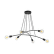 HELIX Black Minimalist Pendant Light 6  (Clearance)